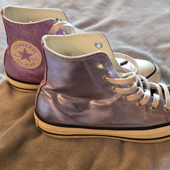 Converse Chuck Taylor All Star Metallic and Glitter Sneakers - Picture 2 of 7